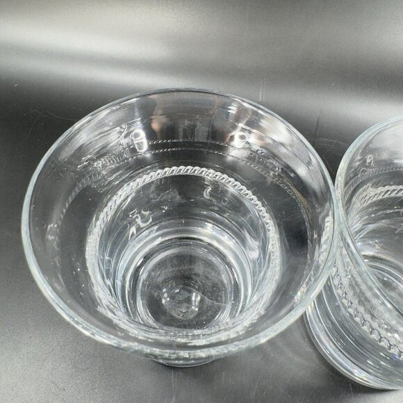 JULISKA GLASSWARE Amalia Clear Hand Blown Tumbler Drinking Glasses Set 2 Swirls - Picture 6 of 16
